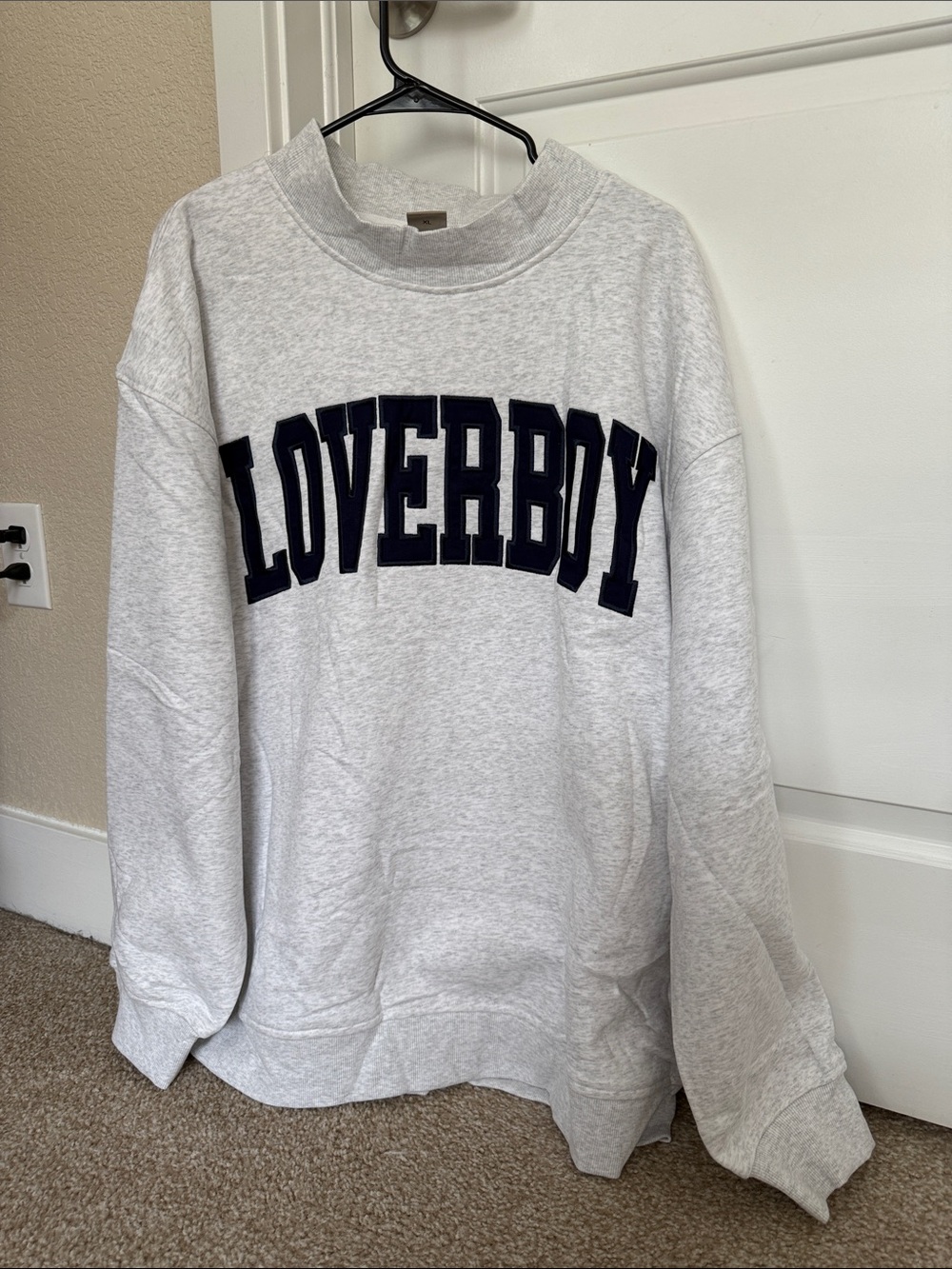 Loverboy Mockneck Crewneck Sweatshirt